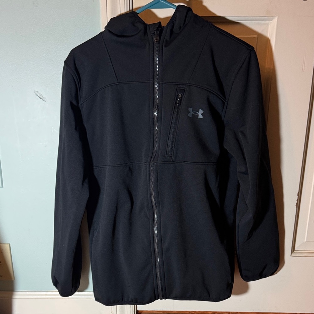 Under Armour Youth Performance Jacket in Black size YXL